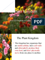 The Plant Kingdom: SOL 5.5: Kingdoms of Living Things