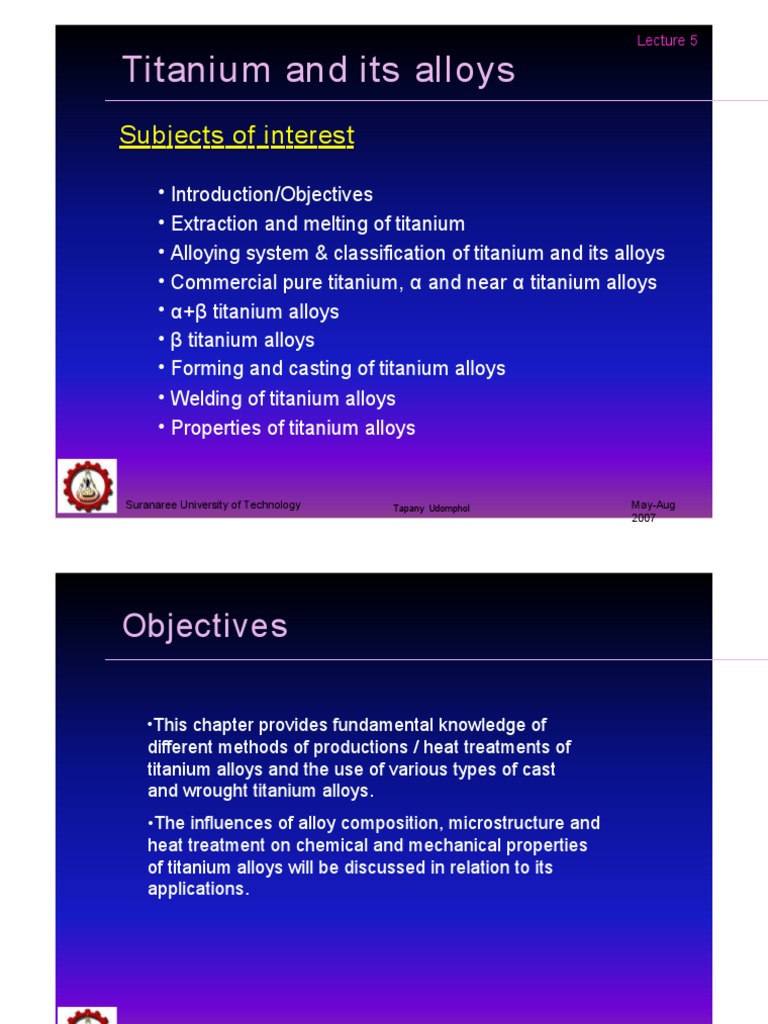 05 Titanium and Titanium Alloys PDF