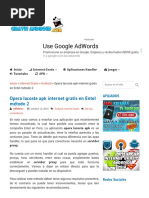 Download Opera Lacoste Apk Internet Gratis en Entel Mtodo 2 by Victor Capia SN327742852 doc pdf