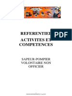 Référentiel Activités Et Compétences SPV 17 04 13