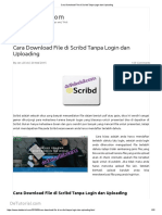 Download Cara Download File Di Scribd Tanpa Login Dan Uploading by ChrisTianto SN327755221 doc pdf