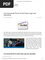 Download Cara Download File Di Scribd Tanpa Login Dan Uploading by ChrisTianto SN327755221 doc pdf