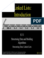 3.1 - Linked List Intro