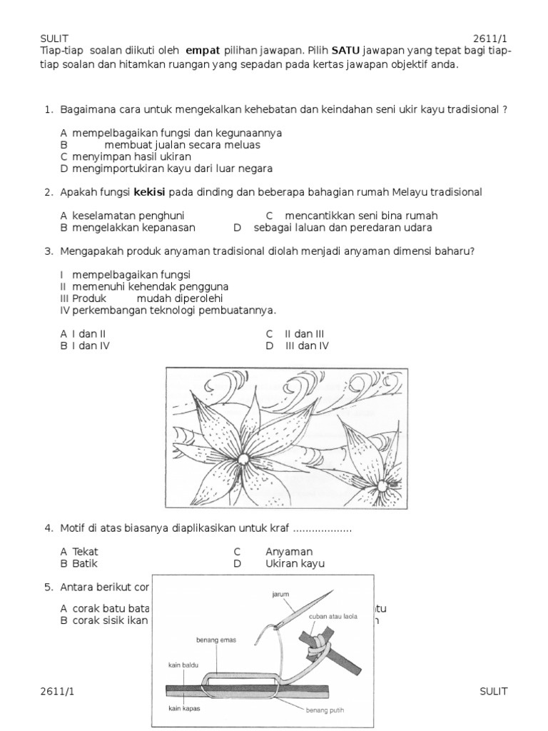 Penilaian Sumatif 1 Tingkatan 5 Pdf