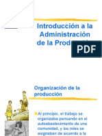 Introduccion a La Admon de La Produccion Trabajo