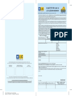 LIC Policy Documents Jeevan Akshay-VI Front