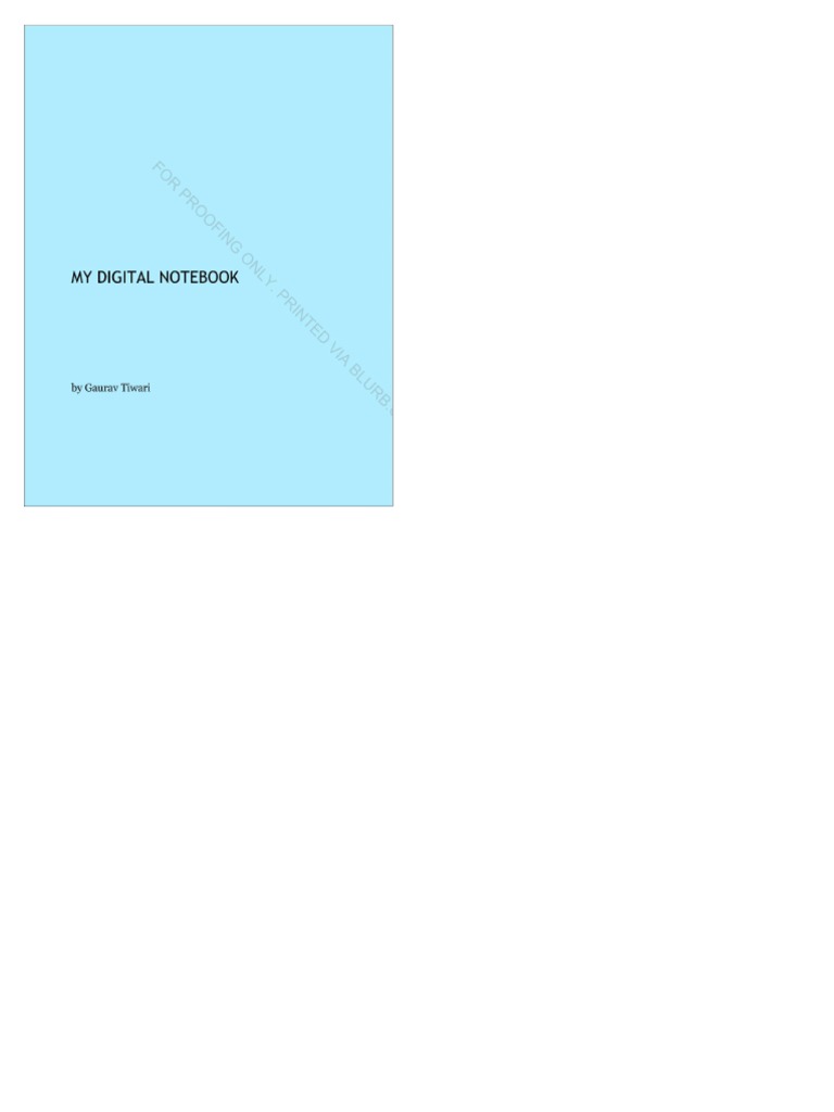 My Digital Notebook | PDF