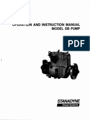 Roosa Master D Injection Pump Service Manual 