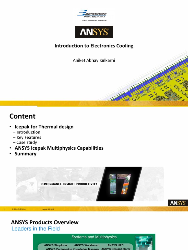 ANSYS Multiphysics Capabilities | PDF | Printed Circuit Board | Heat ...