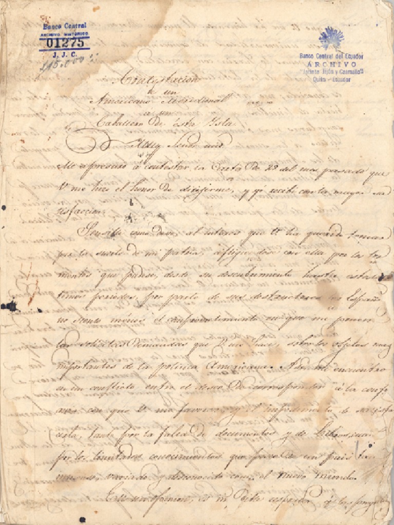 Carta de Jamaica 2 PDF PDF