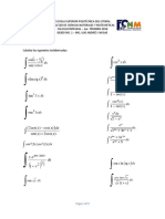Deber 1 Integrales Indefinidas PDF