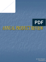 Annual Product Review