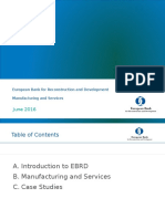 June 2016: European Bank For Reconstruction and Development Manufacturing and Services