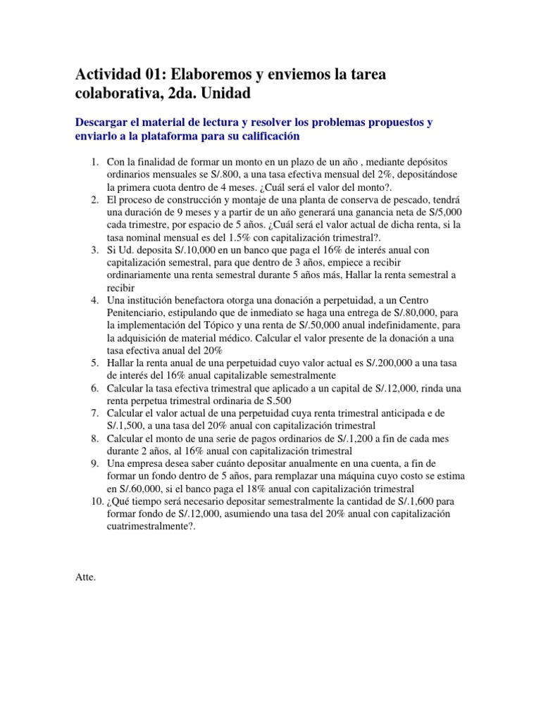 Actividad 01 | PDF | Crecimiento personal y profesional | Negocios