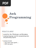 Awk Programming