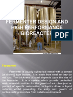 Fermentor Design and Bioreactor