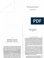 Pateman, The Sexual Contract PDF