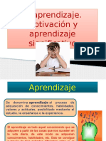 Aprendizaje, Motiv. Aprn. Significativo