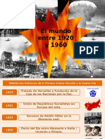 El Mundo Entre 1920 y 1960