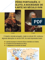 O Império Português, o Poder Absoluto, A Sociedade de Ordens e a Arte No Século XVIII