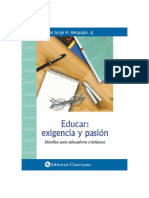 Educar Exigencia y Pasión, Jorge Bergoglio, Claretiana, 2006