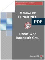 Manual de Funciones Escuela de Ing. Civil PDF