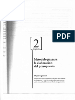 1. Metodología de Elaboración de Presupuestos