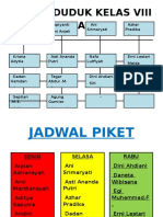 Denah Duduk Kelas Viii A