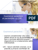 Examenul paraclinic stomatologic
