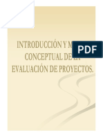 I Introducción y Marco Conceptual de La Evaluación de Proyectos PDF