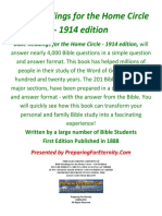 Livro Estudos Bíblicos Bible Readings For The Home Circle 1914