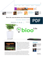 Bioo Lite_ Vaso de Plantas Usa a Fotossíntese Para Gerar Energia - TecMundo