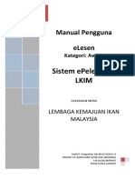 Manual Pengguna E-Lesen