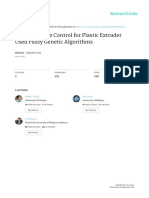 A Temperature Control for Plastic Extruder Used Fuzzy Genetic Algorithms