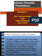 Landasan Filosofis Pendidikan