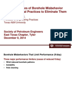 Eliminate Borehole Misbehaviors with Optimal Drilling Practices