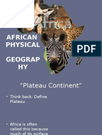 Africa Physical Geography