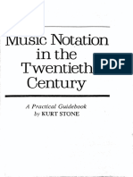 Kurt Stone - Music Notation in The Twentieth-Centurybw (Inglés)