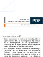 Clase 1 Introduccion A La Investiacion de Operaciones