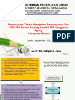 Laporan Pendahuluan DED Persampahan