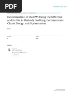 Determination of The DWi Using The SMC Test and It