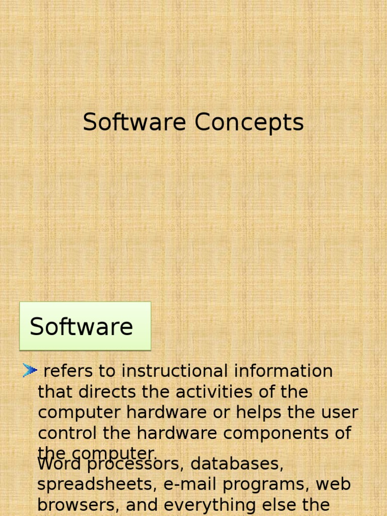 Software Concepts | PDF