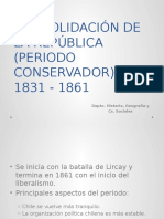 Periodo Conservador 1831 - 1861