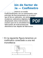 Medición de Factor de Potencia - Cosfimetro