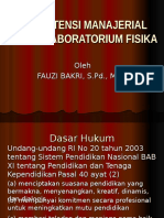 Pertemuan 5 SD 9kompetensi Manajerial Kepala Laboratorium Fisika