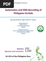 Systematics and DNA Barcoding of Orchids by Esperanza Agoo