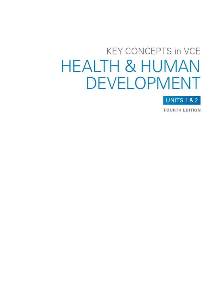 HHD Units 1+2 Textbook PDF Developmental Psychology Childhood