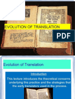 Evolution of Translation