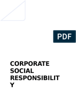 Concept of Corporate Social Responsibility