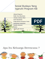 Faktor Sosial Budaya Yang Mempengaruhi Program KB